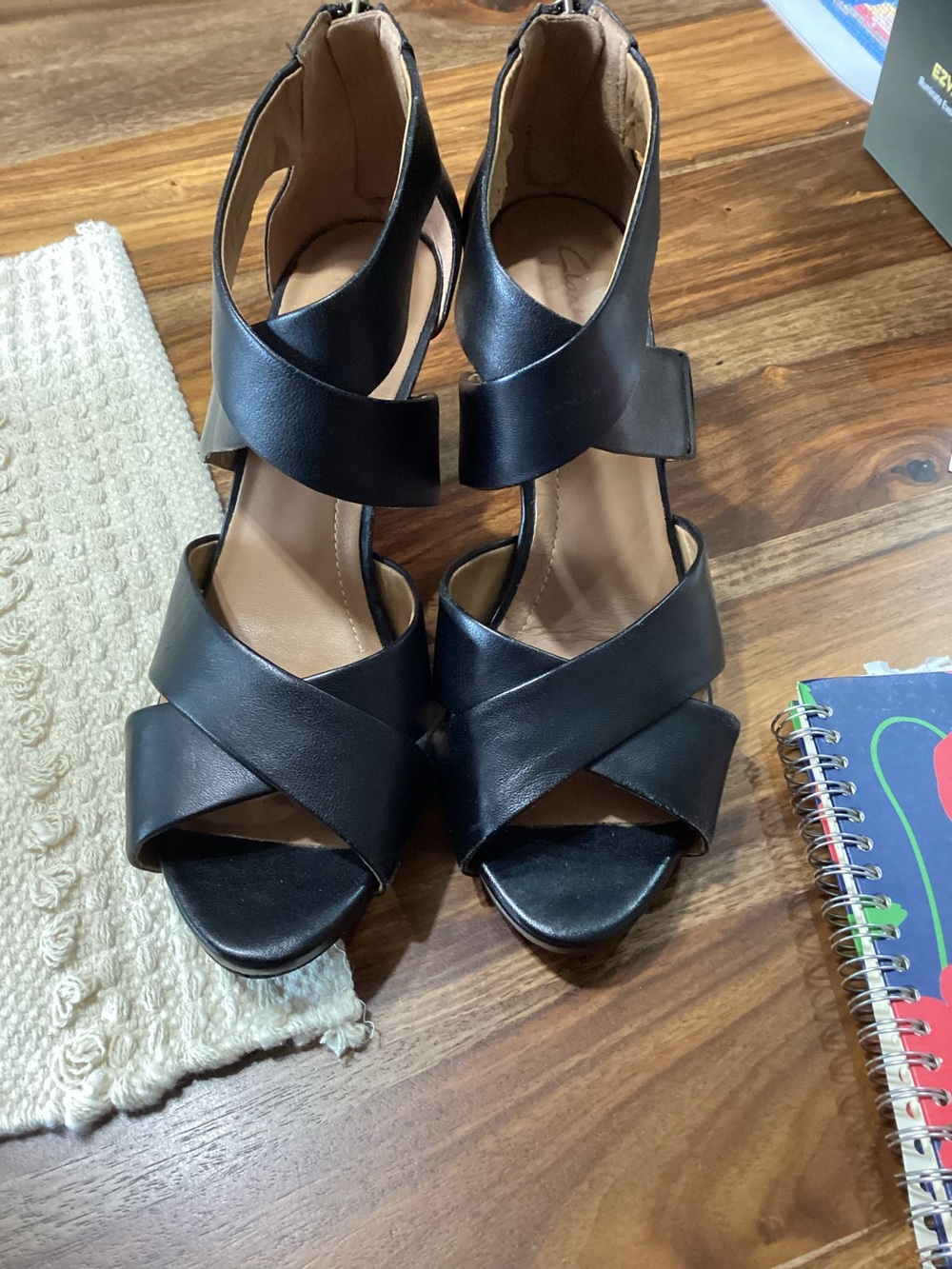 Black Strappy Women's Sandals